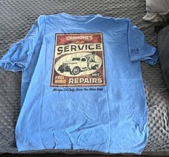 Crazy Shirts Shirt Mens XL Blue B Grandpa Graphic Tee Short Sleeve Hawaii