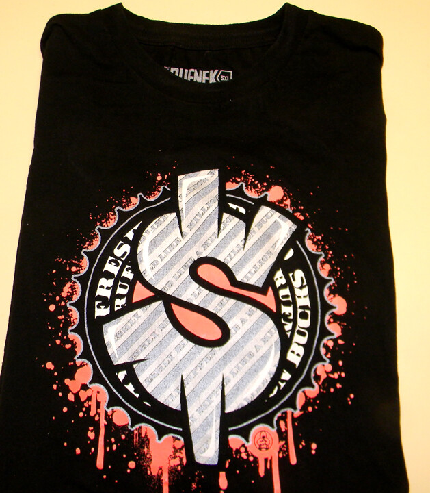 Men’s “RUFNEK” Freshly Dipped Like A Million Bucks – Size 5XL – Excellent Cond