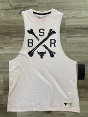 UNDER ARMOUR PROJECT ROCK BSR BLOOD SWEAT RESPECT DWAYNE JOHNSON TANK TOP sz XL