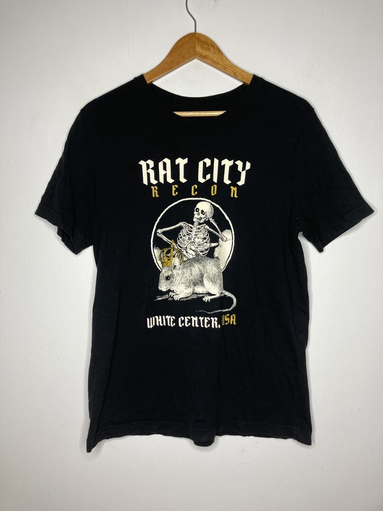 Rat City Recon 2021 White Center Seattle Music Festival Band T-Shirt Men’s Large