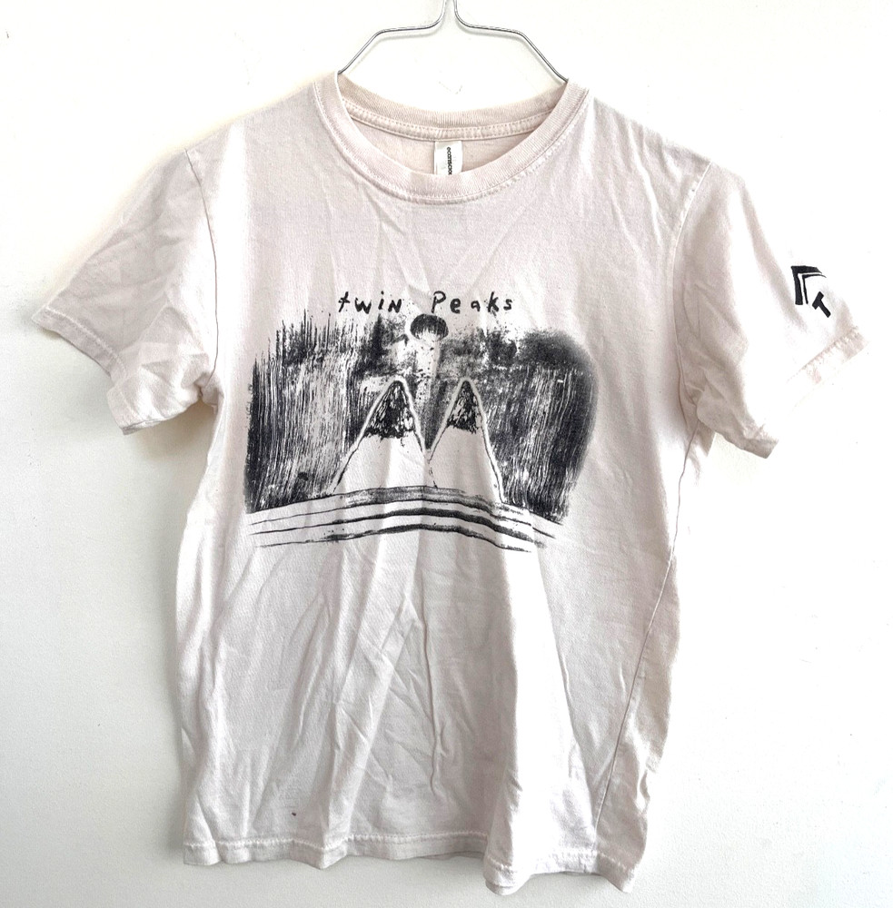 TWIN PEAKS promo t-shirt 2016 The Return Showtime size S David Lynch drawing