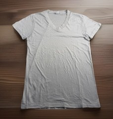 Vtg JC Penney Paper Thin T-Shirt Burnout Work WIP Distressed V Neck 70s 80s M/L