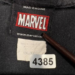 Vintage Marvel Mad Engine T-Shirt Mens 2XL Black Captain America Movie Rare Y2K
