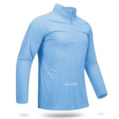 T-shirts Men’s 1/4 Long Sleeve T Shirts Fishing Hiking Tee Shirts Pullover Tops