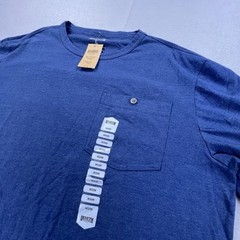 Duluth Tshirt Men’s Medium Blue Tri-Blend Crew Neck Short Sleeve Soft Casual