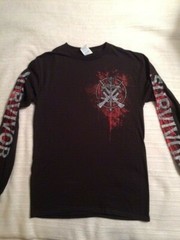 The Walking Dead Long Sleeve Survivor Black T-shirt Official License NEW