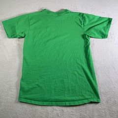 Vintage Pluma Shirt Mens Medium Green Heavyweight Blank Tee Crewneck Cotton 90s