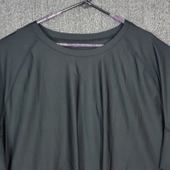 Hodo Crewneck T-Shirt Mens Big and Tall 6X Black Short Sleeve Performance Tee