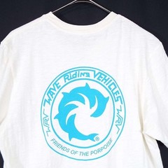 Ragapparel Wave Riding Vehicles Surfboard Logo T-Shirt Ivory US M Short Sleeve