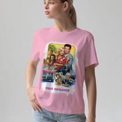 True Romance (1993) Movie Poster Inspired T-Shirt Retro 90s Tee Unisex