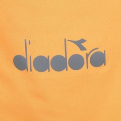 diadora Super Light Crew Neck Short Sleeve Athletic T-Shirt Mens Orange Casual T