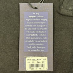 Men’s 3XLT Westport Pullover Black Short Sleeve T Shirt New old Stock 1989