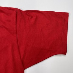 Jerzees Red Crewneck T Shirt Sz XL 50/50 Heavyweight Single Stitch Cuffs