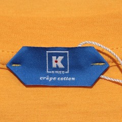 Kired NWT Short Sleeve T-Shirt Size 50 (US M) in Solid Yellow 100% Cotton
