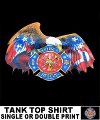 Firefighter Fire Rescue Protecting Life And Property Fireman Truck Tank Top WS85