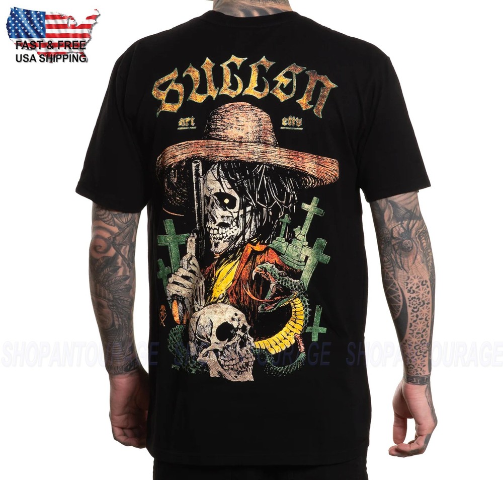 Sullen Art Collective Tumba Premium Fit SCM7186 New Short Sleeve T-shirt For Men