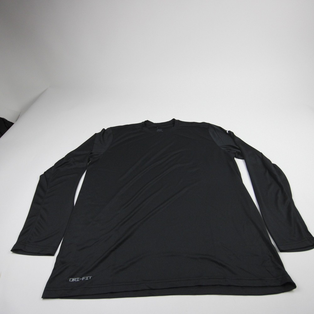 Nike Dri-Fit Long Sleeve Shirt Men’s Black New with Tags XLT