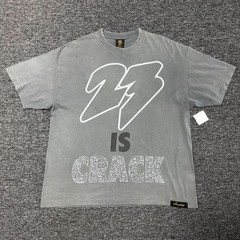Vintage 23 is Crack Parody Michael Jordan Basketball T-Shirt 2XL Sun Faded