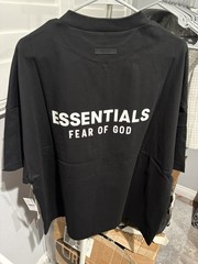 Fear of God Essentials Jersey Crewneck T-Shirt ‘Black’ Authentic Size XS