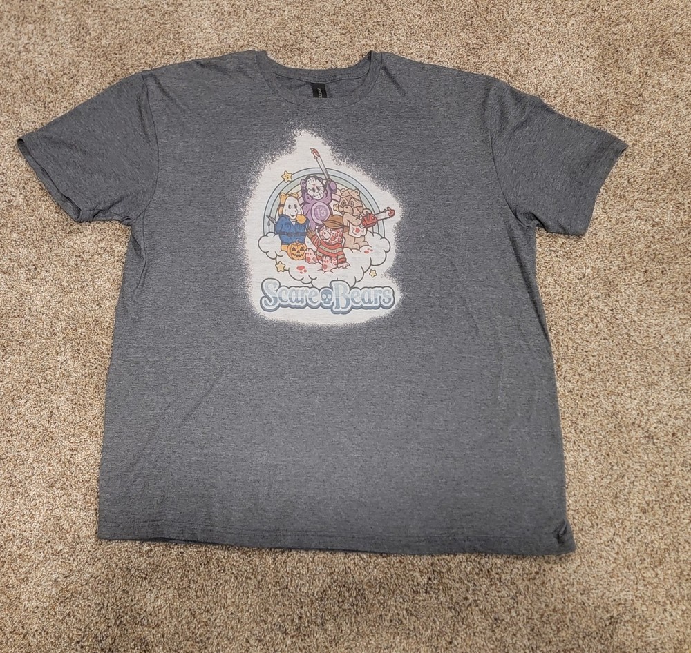 Carebears Scare Bears Halloween Scary Trick or Treat T Shirt XL