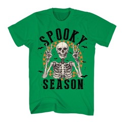 Halloween Shirt Vintage Retro Skeleton Scary Spooky Season Funny Novelty T-Shirt