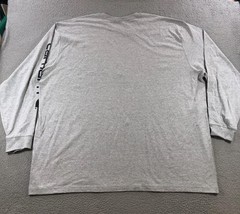 Carhartt Shirt Mens 3XL Gray Long Sleeve Loose Fit Logo K231 Graphic Workwear