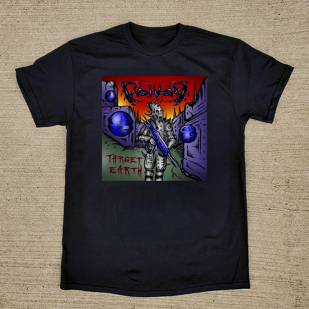 Target Earth- Voivod Band Black Shirt FULL size S-5XL OM807