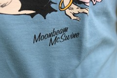 NOS Vintage 2001 Moonbeam McSwine Graphic Comic Book Tee Graphitti T Shirt XL