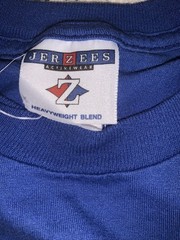 Jerzees PAL Police Athletic League Philadelphia T Shirt Royal Blue S Vintage