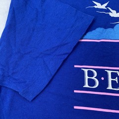 Vintage Bermuda Shirt Mens XL Longtails Seabird Graphic Tee Surf Beach 90s
