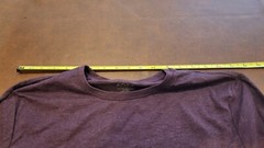 Apt 9 Mens Sz M Long Sleeve T Shirt Premier Flex Dark Purple NWTs NEW!!