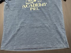 Polo Ralph Lauren Indigo Blue EMBROIDERD MARINE ACADEMY PRL Tee Shirt Men M