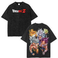 DBZ Warrior Forms Anime Graphic Tee Fans And Lovers Streetwear Tshirt