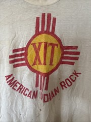 Vintage Band Shirt XIT Psych Native American Distressed Handmade Shirt 1970’s