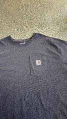 Carhartt Men’s Short Sleeve T-Shirt 4xl XxxxL Charcoal Grey