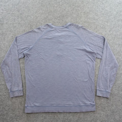 Vince Shirt Mens Extra Large Blue Henley Long Sleeve Lightweight Button
