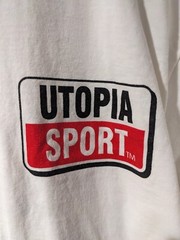 Vintage 90s Utopia Sport If I Am Not a Courteous Player White Large T-Shirt
