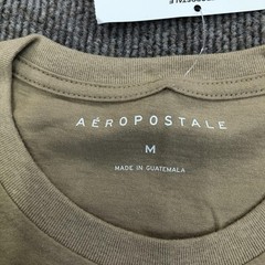 Aeropostale Shirt Mens Medium Beige Positive Energy Graphic Tee Tagless Yin Yang