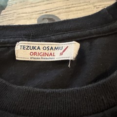 Vintage Tezuka Osamu L Astro Boy Hologram Graphic Tee Shirt Black Mighty Atom