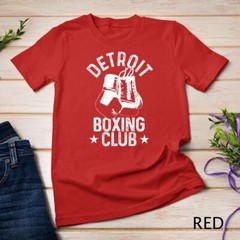 Mens Boxing Detroit Michigan Vintage Boxing Club Boxer T-Shirt Unisex T-shirt