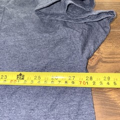 Fruit of the Loom Platinum T Shirt Men’s 3XL Blue Heather Pocket Tee