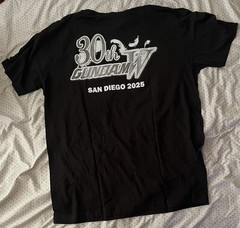 NEW Gundam Wing 30th Anniversary T-shirt Size XL San-Diego Comic-Con 2025 panel