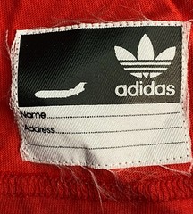2004 Y2K – Adidas Originals Trefoil Graphic T-Shirt Red