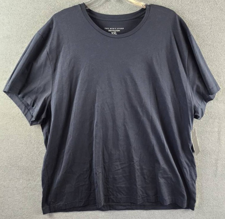 The Men’s Store at Bloomingdale’s Supima Tee XXL True Navy Crewneck Pullover S/S