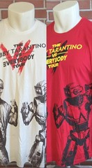 Lot of (2) Logic Kyle Bobby Tarantino T-Shirts Red & White Mens 2XL Crewneck
