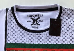 Men’s Bucheli T Shirt,Italian Style,Cotton,Slim Fit,Stretch L…A10.