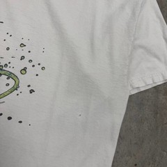 Vintage 90s Ralph Steadman Hunter S Thompson T-shirt Gonzo Tee White Mens XL
