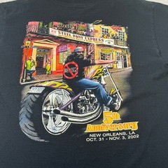 Steel Pony Motorcycle Rally Shirt Adult Medium Black Music Festival Bikes Mens