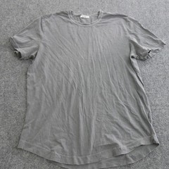 Buck Mason Shirt Mens Large Gray Short Sleeve Crewneck Tee Made USA Casual Top