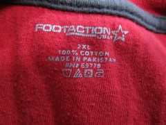 Vtg Y2K 3 FootAction John Son Waffle Knit Thermal Long Sleeve T-Shirts Mens 2XL